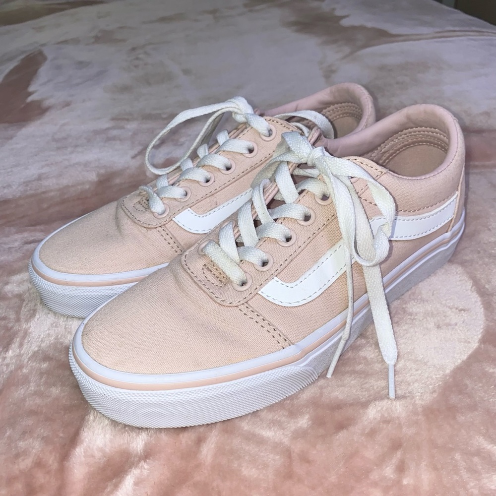 Vans Baby Pink Old Skool Classic Shoes